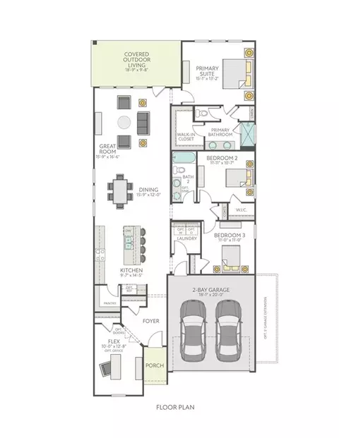 Floorplan - 209 Simba St, Georgetown, TX 78626 photo 1 of 2