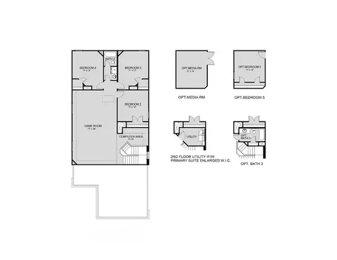 Floorplan - 3870 Avalon Ln, Conroe, TX 77301 photo 2 of 2