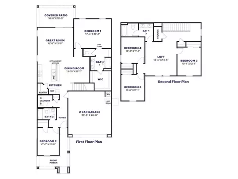 Floorplan - 2736 E Sweet Iron Pass, Phoenix, AZ 85024 photo 1 of 1