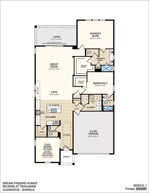 Floorplan - 50 Rustic Mill Dr, Saint Augustine, FL 32092 photo 1 of 2