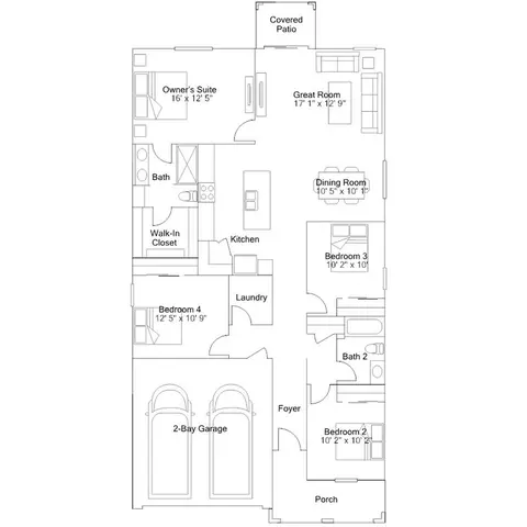 Floorplan - 9830 W Mitchell Dr, Phoenix, AZ 85037 photo 1 of 1