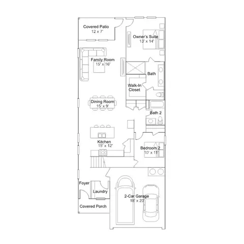 Floorplan - 23720 Grackle Cv, Elgin, TX 78621 photo 1 of 2