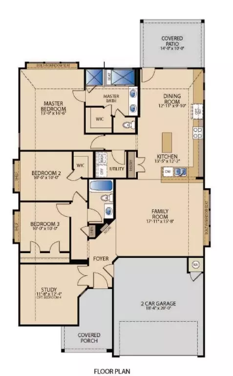 Floorplan - 283 Tailwind Dr, Kyle, TX 78640 photo 1 of 1