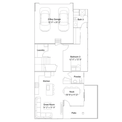 Floorplan - 3093 S Joyce Ct, Morrison, CO 80465 photo 1 of 2