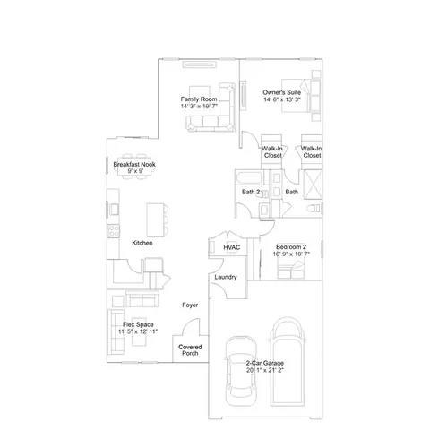 Floorplan - 233 Cosmos Ln, Dover, DE 19904 photo 1 of 8