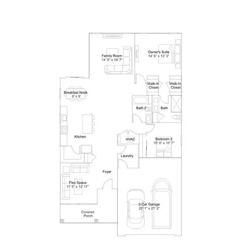 Floorplan - 233 Cosmos Ln, Dover, DE 19904 photo 7 of 8
