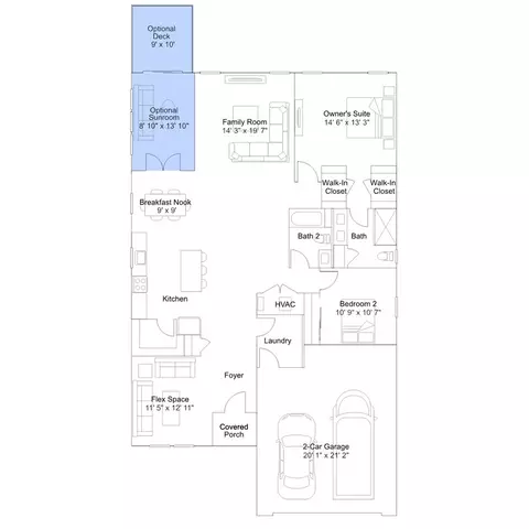 Floorplan - 233 Cosmos Ln, Dover, DE 19904 photo 3 of 8