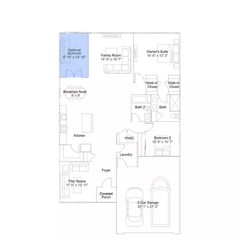 Floorplan - 233 Cosmos Ln, Dover, DE 19904 photo 2 of 8