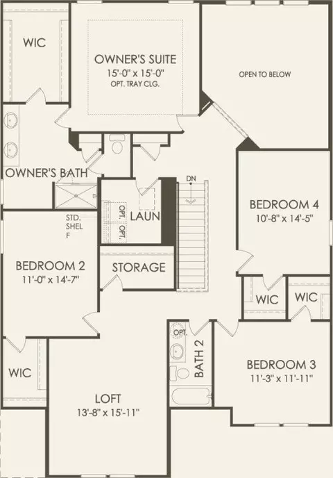 Floorplan - 702 Risdon Trl N, Saline, MI 48176 photo 2 of 2