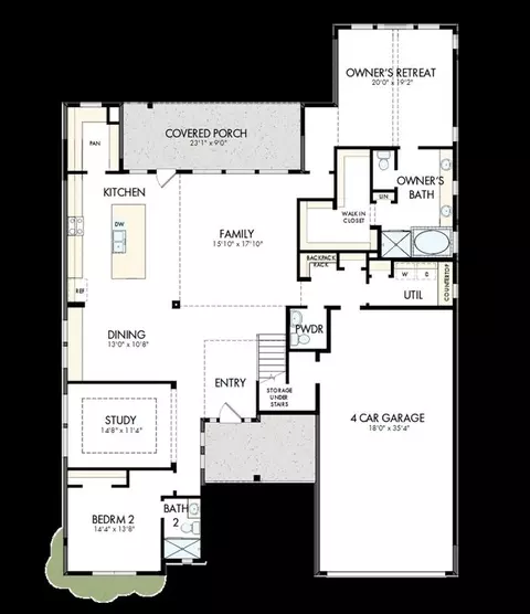 Floorplan - 17717 Coronation St, Conroe, TX 77302 photo 1 of 2