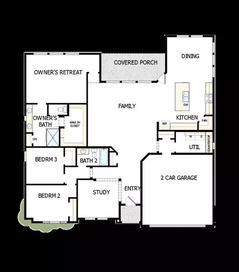 Floorplan - 917 Cherrystone Loop, Buda, TX 78610 photo 1 of 1