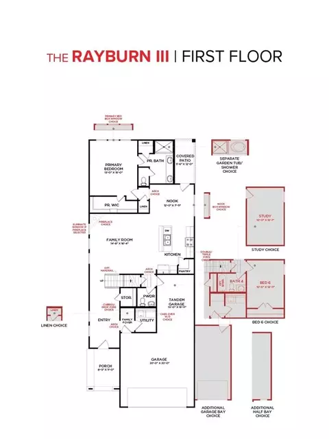 Floorplan - 709 Rustic Ridge Dr, Lavon, TX 75166 photo 1 of 2