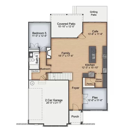 Floorplan - 446-798 Massengill Pond Rd, Willow Spring, NC 27592 photo 1 of 2
