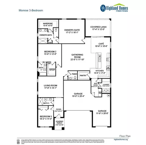Floorplan - 5485 Buckeye Bend Dr, Saint Cloud, FL 34772 photo 1 of 1