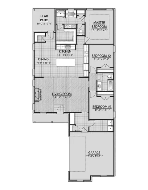 Floorplan - 25 Butterfly Bnd, Freeport, FL 32439 photo 1 of 1