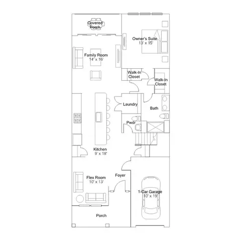 Floorplan - 2693 Marsh Elder Dr, Cambridge, MD 21613 photo 1 of 8
