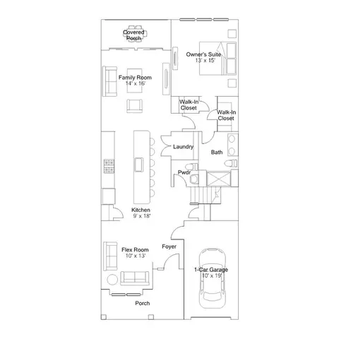 Floorplan - 2693 Marsh Elder Dr, Cambridge, MD 21613 photo 2 of 8