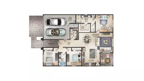 Floorplan - 3177 Greenview Ln, Saint Cloud, FL 34773 photo 1 of 1