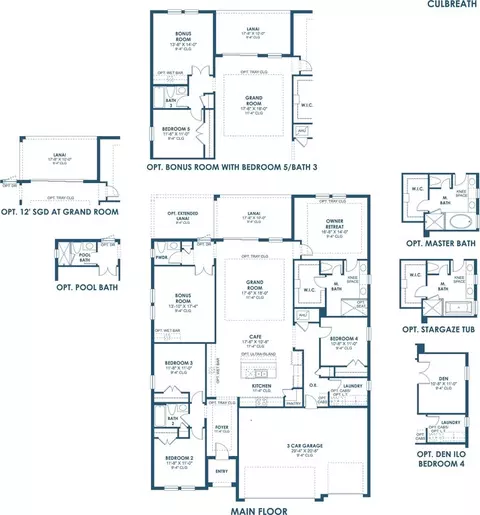 Floorplan - 3386 Yellow Leaf Cir, Spring Hill, FL 34609 photo 3 of 6