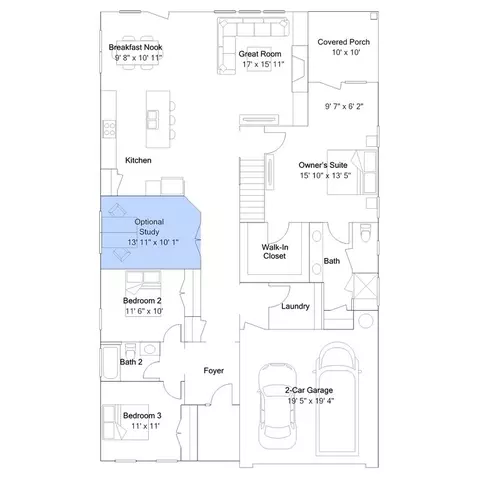 Floorplan - 413 Adhurst Dr, Enoree, SC 29335 photo 2 of 3