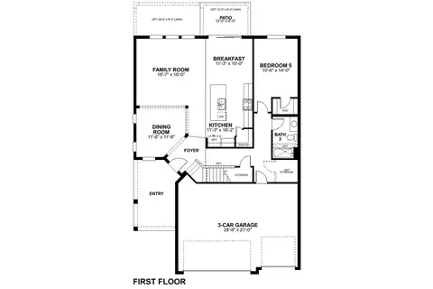 Floorplan - 5043 Prairie Preserve Run, Saint Cloud, FL 34772 photo 1 of 5
