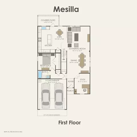 Floorplan - 516 Billowing Cloud Cv, Georgetown, TX 78633 photo 1 of 2