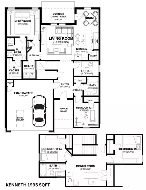 Floorplan - 2800 Heather Hvn, Moore, OK 73160 photo 3 of 4