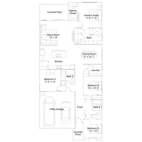 Floorplan - 2220 W Rutledge Ave, Apache Junction, AZ 85120 photo 1 of 1