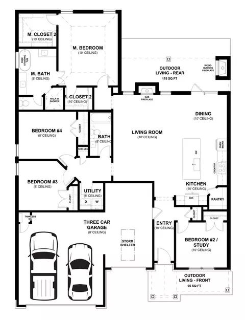 Floorplan - 2816 E Northampton St, Broken Arrow, OK 74014 photo 1 of 1