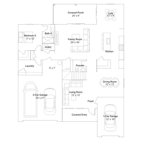 Floorplan - 22215 Bronze Lantern Way, Estero, FL 33928 photo 1 of 3