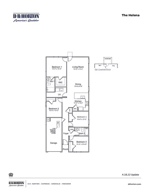 Floorplan - 2083 E Paces Trl, Darlington, SC 29532 photo 1 of 1