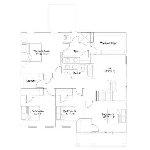 Floorplan - 587 Roy Adams Rd, Angier, NC 27501 photo 1 of 1