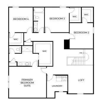 Floorplan - 1549 Pebble Beach Dr, Pendleton, IN 46064 photo 2 of 2
