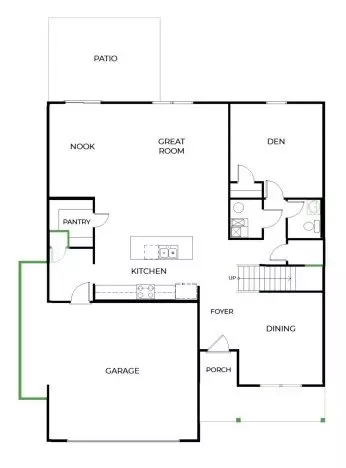 Floorplan - 1549 Pebble Beach Dr, Pendleton, IN 46064 photo 1 of 2