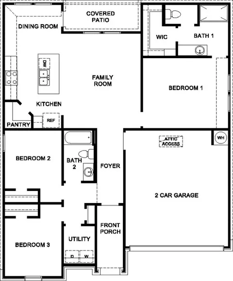 Floorplan - 10209 Neptune Ct, Waco, TX 76708 photo 1 of 1