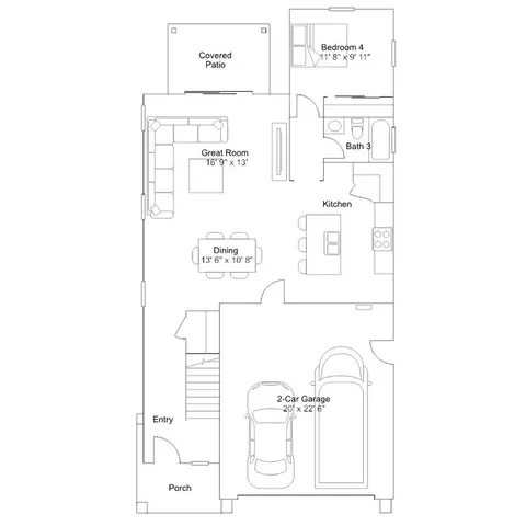 Floorplan - 1822 N Black Cyprus Ave, Eagle, ID 83616 photo 1 of 2