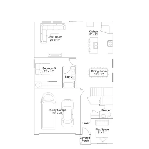 Floorplan - 8805 Ballingarry Ave, Bakersfield, CA 93311 photo 1 of 2