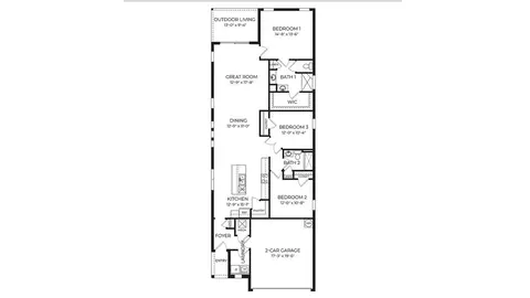 Floorplan - 3955 Kennebunk Loop, Mount Dora, FL 32757 photo 1 of 1
