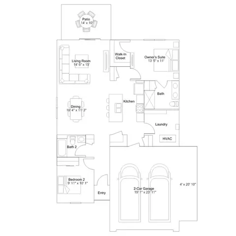 Floorplan - 707 Vista Ct, Hanover, MN 55341 photo 1 of 4