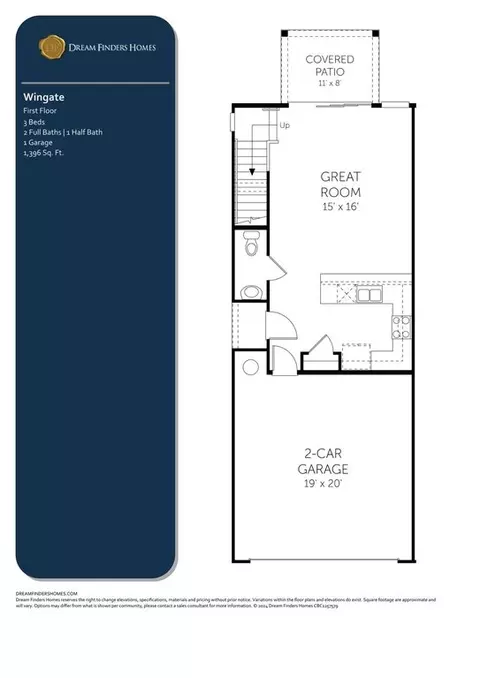 Floorplan - 182 Brook Forest Dr, Saint Augustine, FL 32092 photo 2 of 2