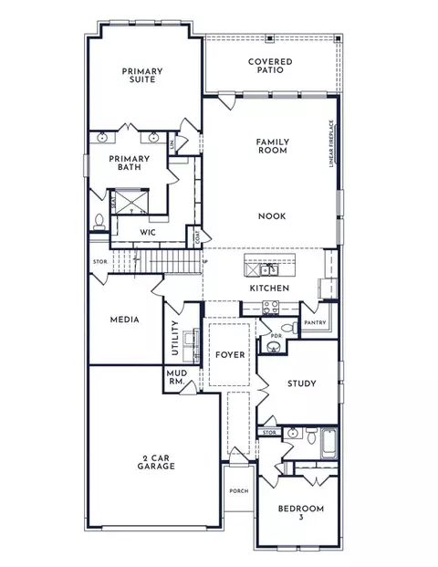Floorplan - 1010 Longbow Trl, Justin, TX 76247 photo 1 of 1