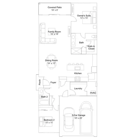 Floorplan - 233 Cosmos Ln, Dover, DE 19904 photo 1 of 2