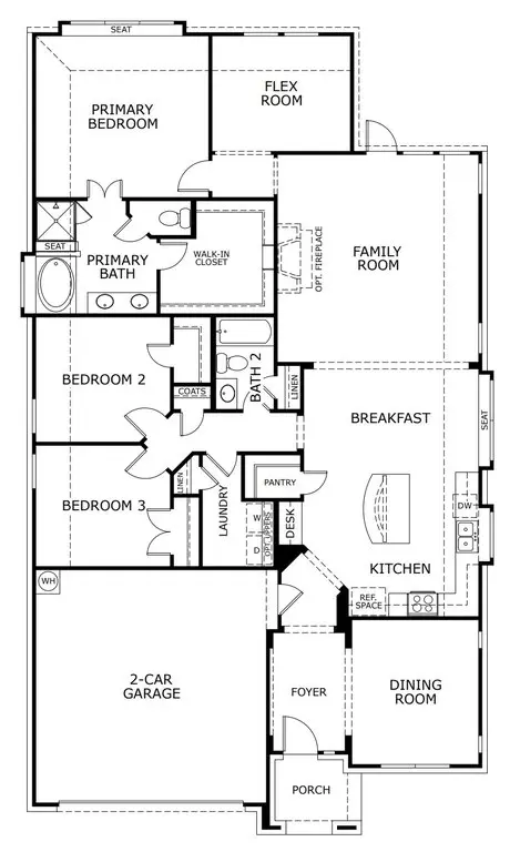 Floorplan - 902 Misty Ln, Cleburne, TX 76033 photo 1 of 2