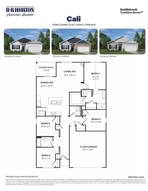 Floorplan - 1007 Saddlebrook Dr, Rocky Mount, NC 27804 photo 1 of 1