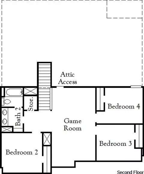 Floorplan - 12048 Moonlight Path Dr, Conroe, TX 77304 photo 2 of 2