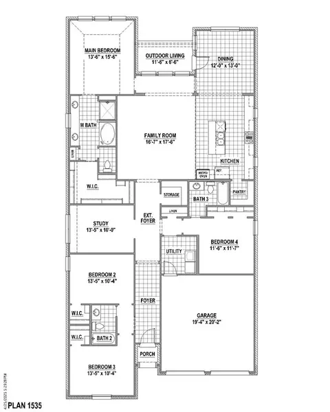 Floorplan - 4801 Triadic Ln, Prosper, TX 75078 photo 1 of 3