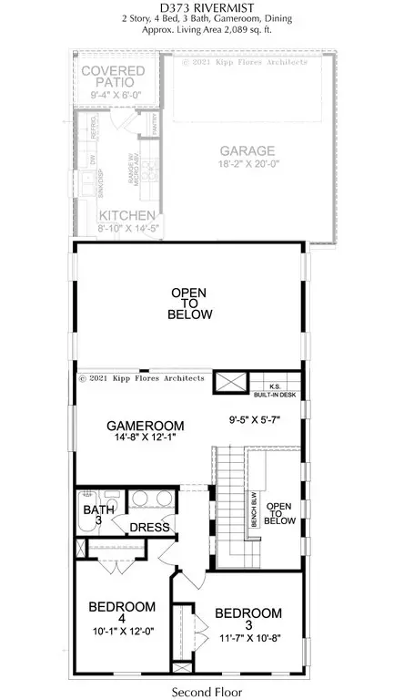 Floorplan - 3093 Eleanor Dr, Prosper, TX 75078 photo 1 of 1