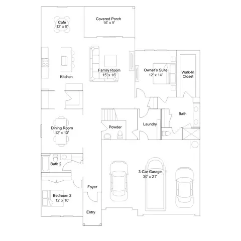 Floorplan - 22187 Bronze Lantern Way, Estero, FL 33928 photo 1 of 4