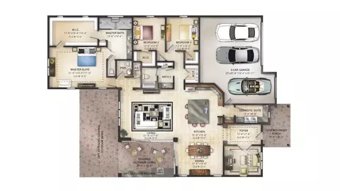 Floorplan - 2333 Datura Loop, Saint Cloud, FL 34772 photo 1 of 1