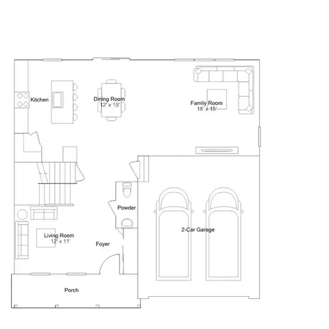 Floorplan - 11621 Hancock Dr, Winfield, IN 46307 photo 1 of 3